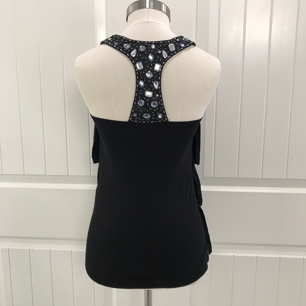 American Rag Tank W/ Rhinestones & Ruffles - Picture 3 of 4